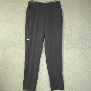 Grey's Anatomy Scrub Pants Women Small Gray Impact Cargo Moto EUC Professional